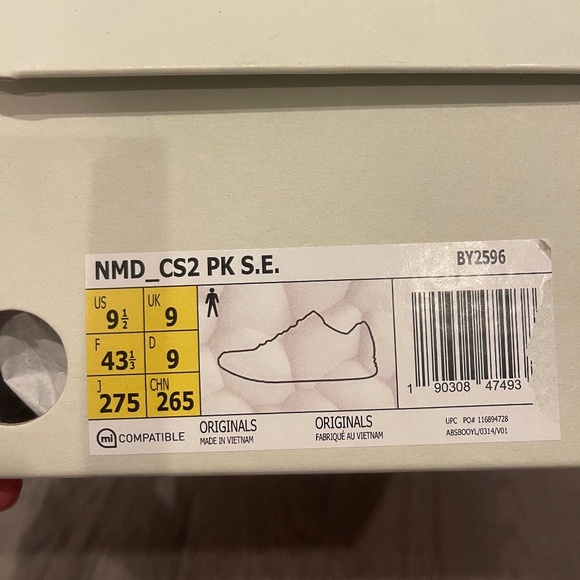 Mens Adidas Kith x Naked x NMD_CS2 Primeknit - Size 9.5 US - Picture 6 of 6